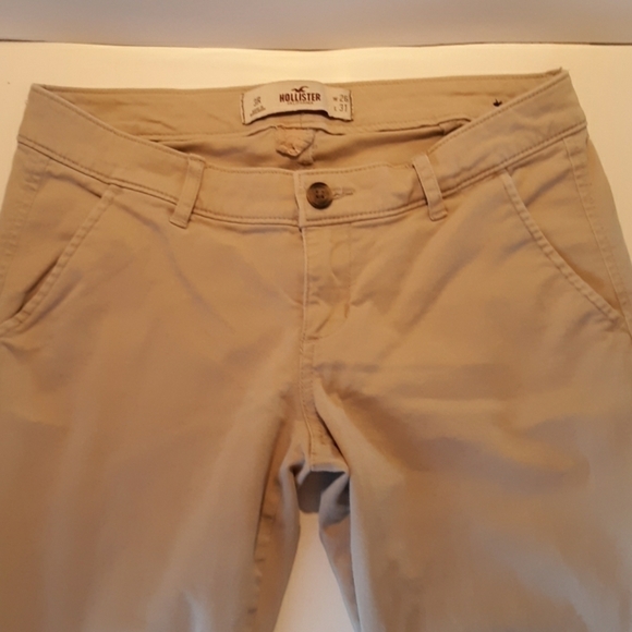 Hollister 3R 26 x 31 khaki skinny leg - Picture 2 of 4